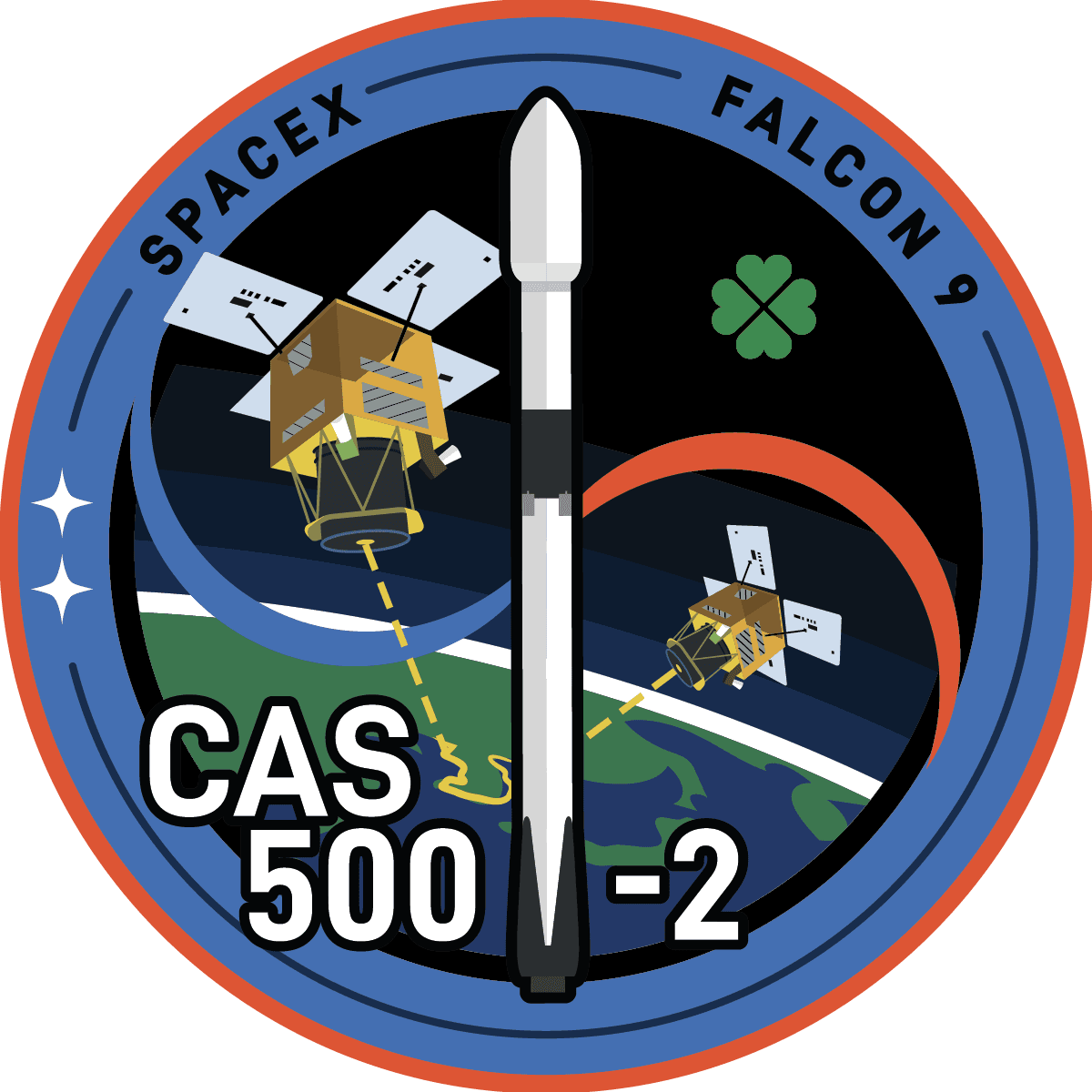 Mission patch CAS500-2 Mission Patch