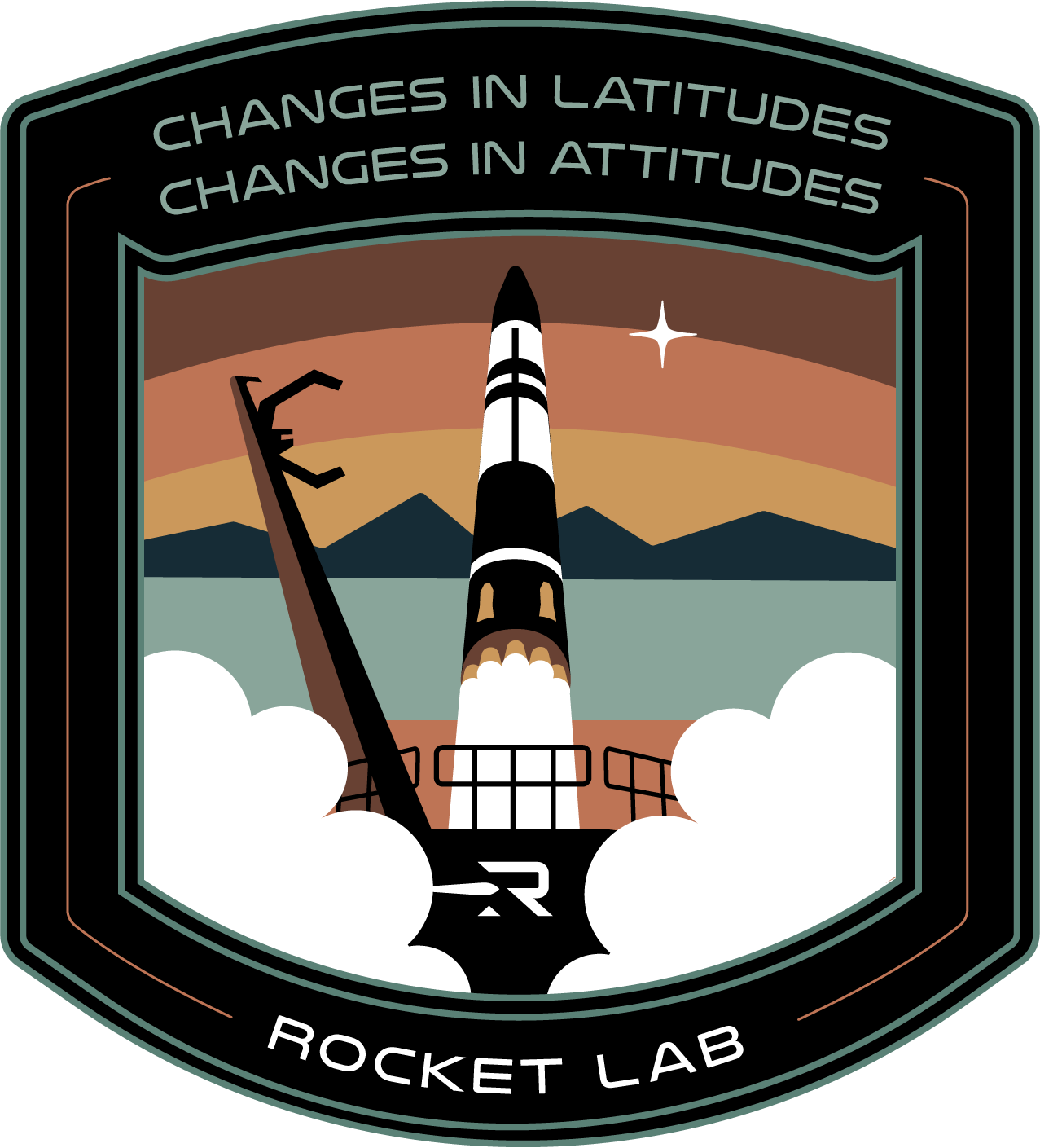 Mission patch Changes in Latitudes, Changes in Attitudes