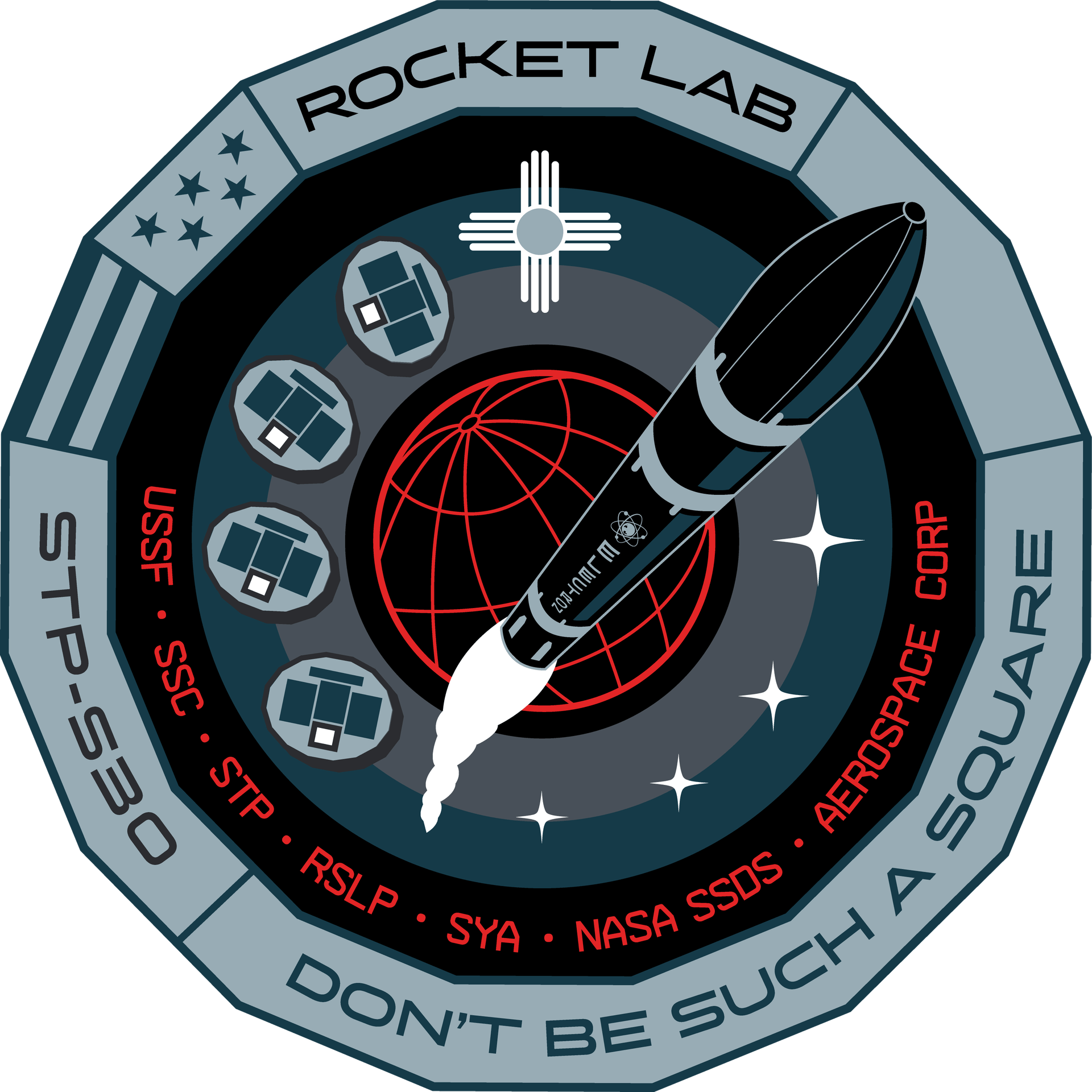 Mission patch Don't Be Such A Square Patch