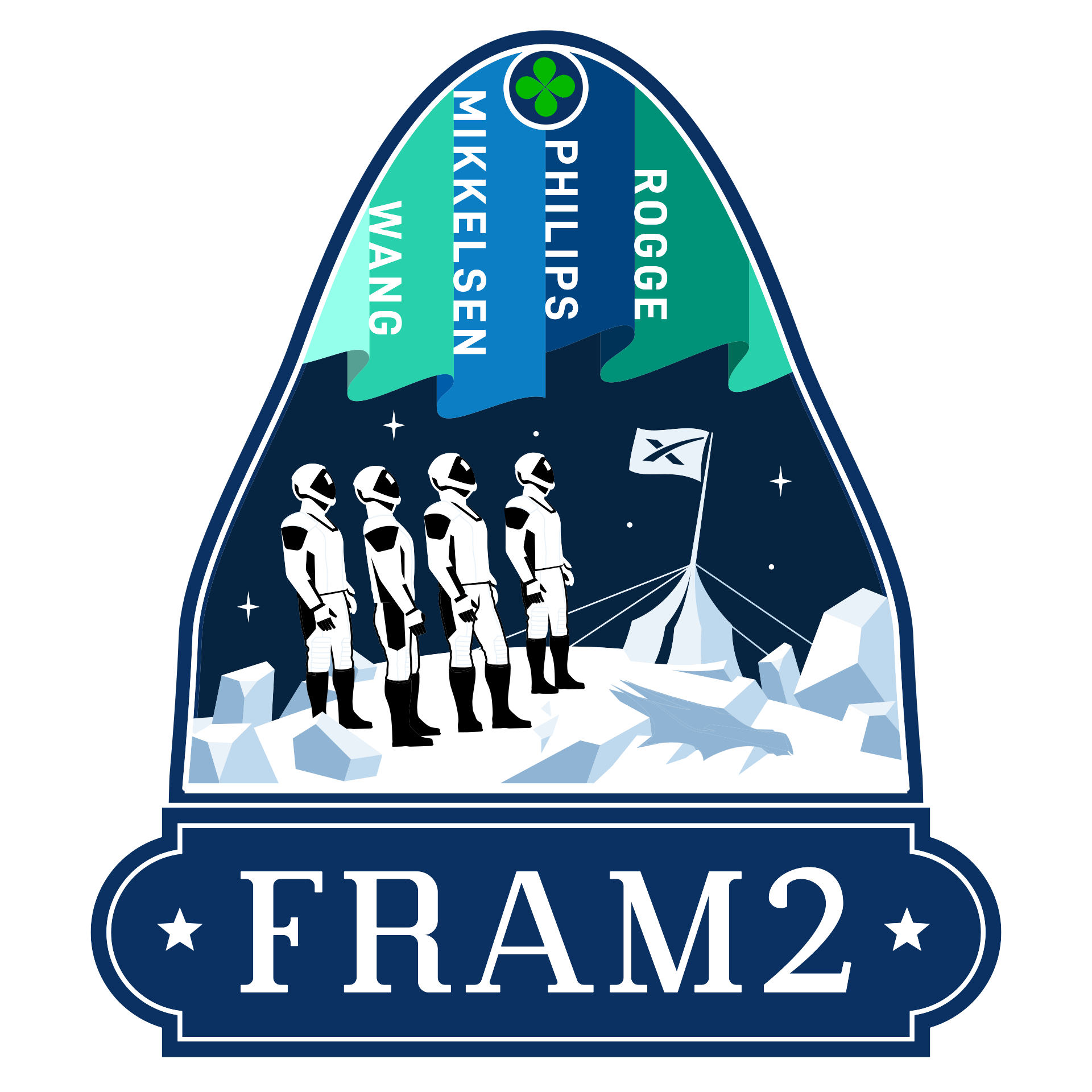 Mission patch Fram2 Patch