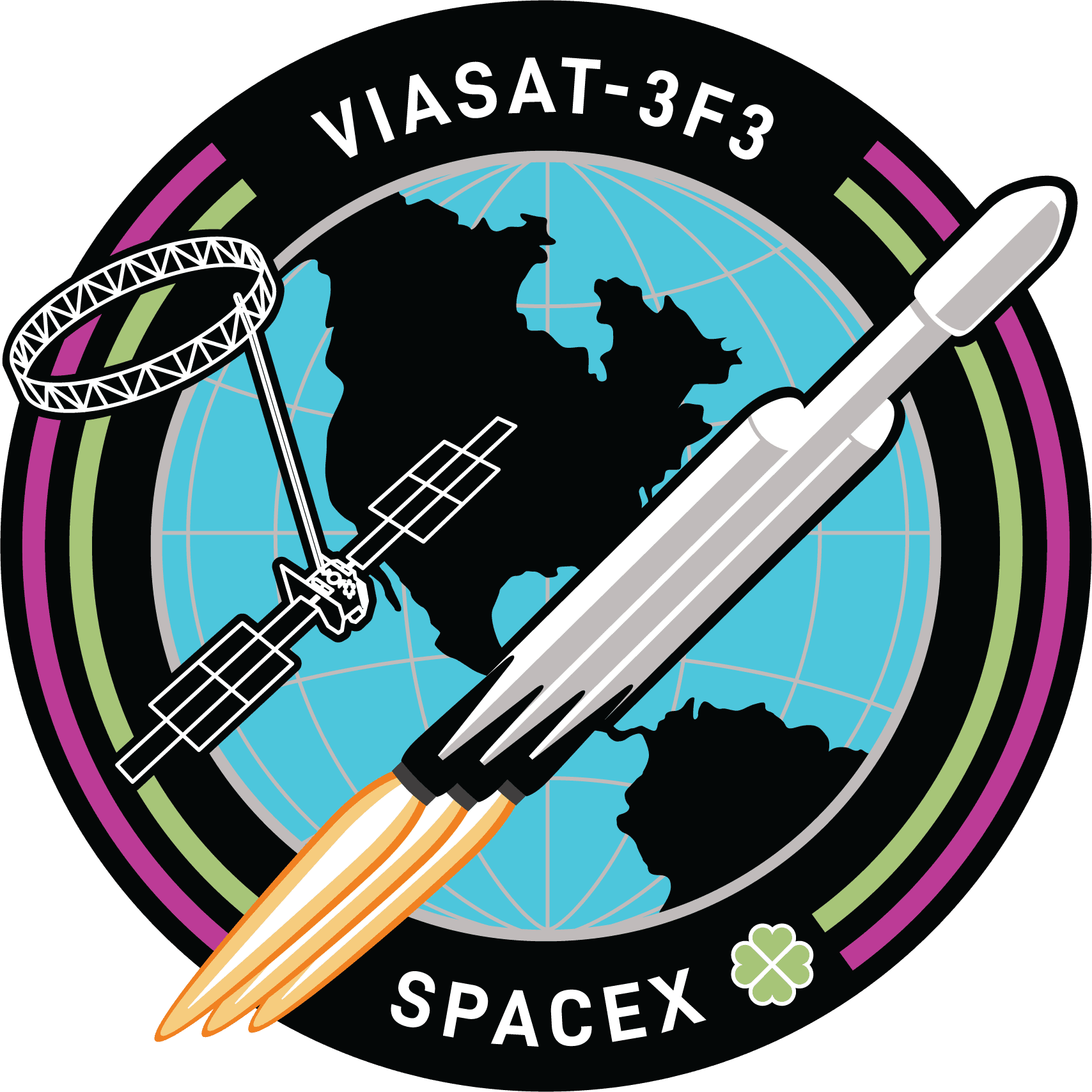 Mission patch Viasat-3F3